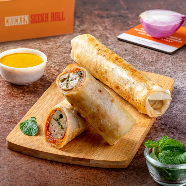 Chicken Seekh Kebab Roll